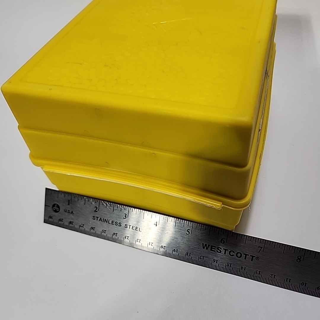 Vintage Sesame Street Early Learning Educational Game With Yellow Storage Case