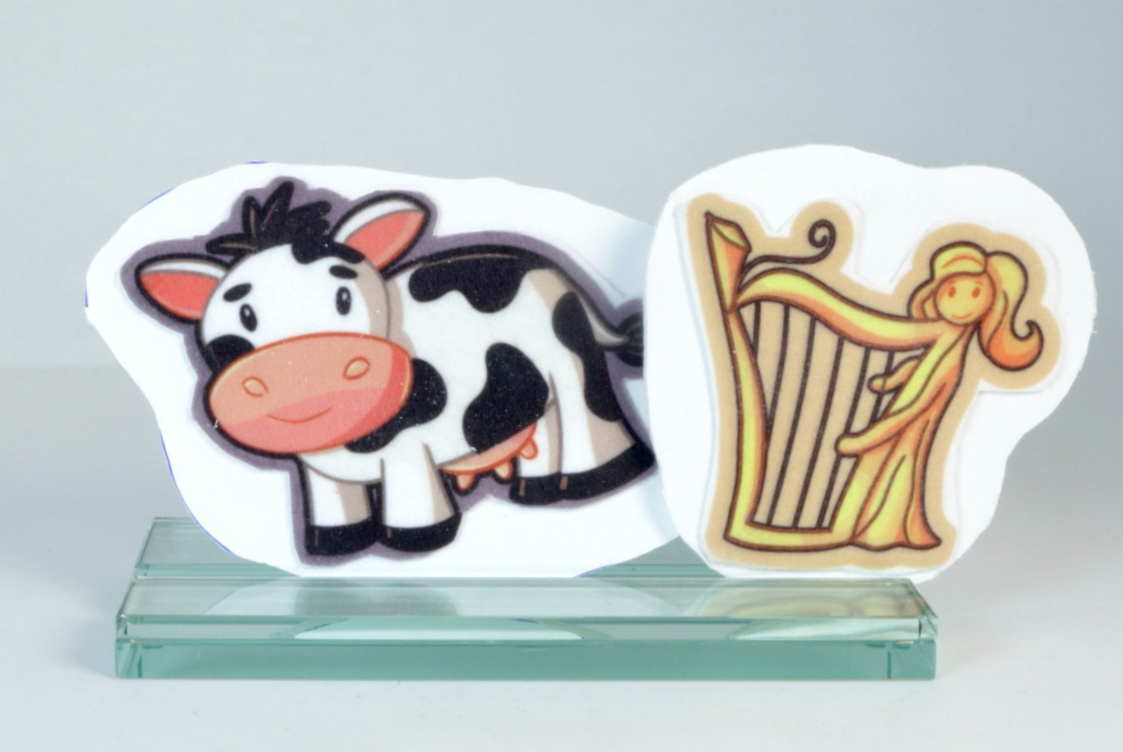 Set of Jack and the Beanstalk Story Characters, Felt on Foam Board