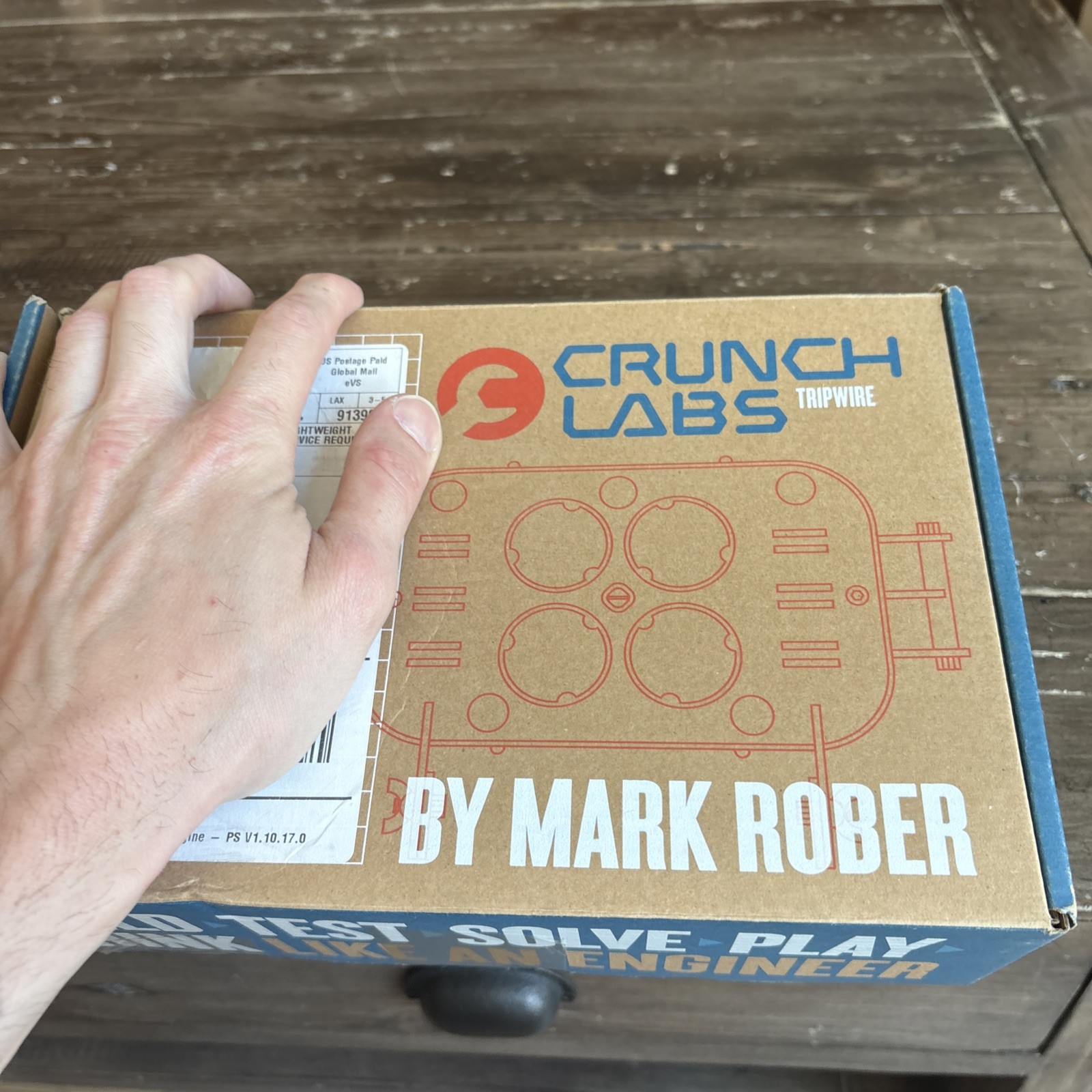 Crunch Labs Box by Mark Rober Tripwire New Open Box Build Engineer