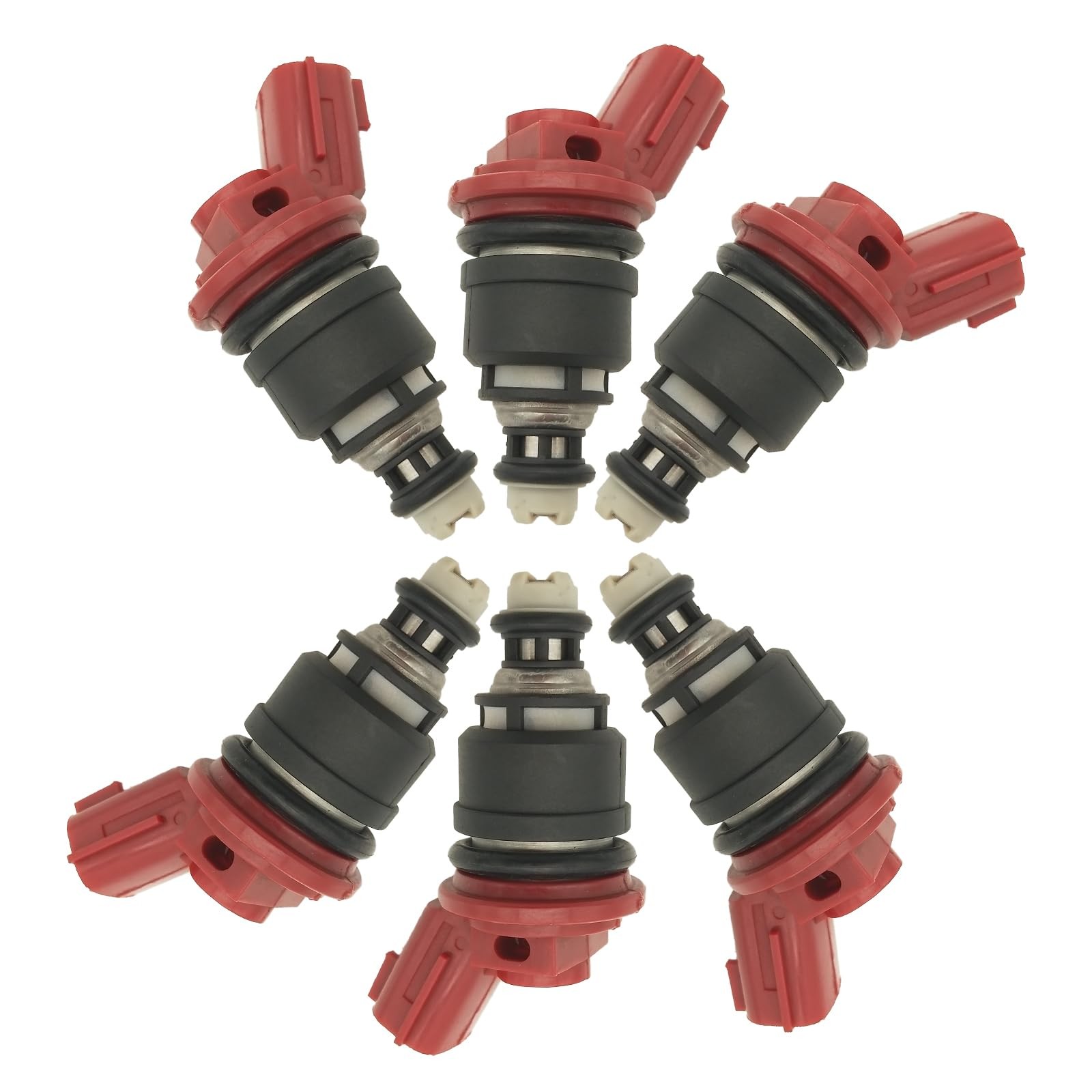 JESBEN 16600-96E01 6pcs Fuel Injectors 4 3.6 cubic inches, as pic showed