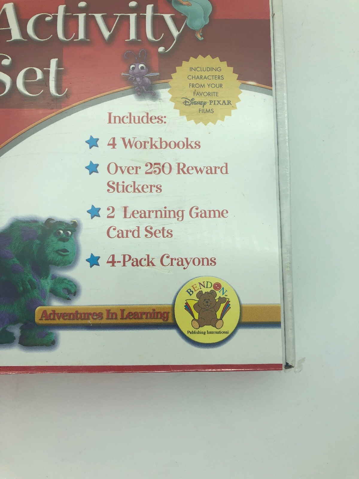 Disney Pixar Learning Activity Box Set Sealed Phonics Reading Math ABC Games NIB