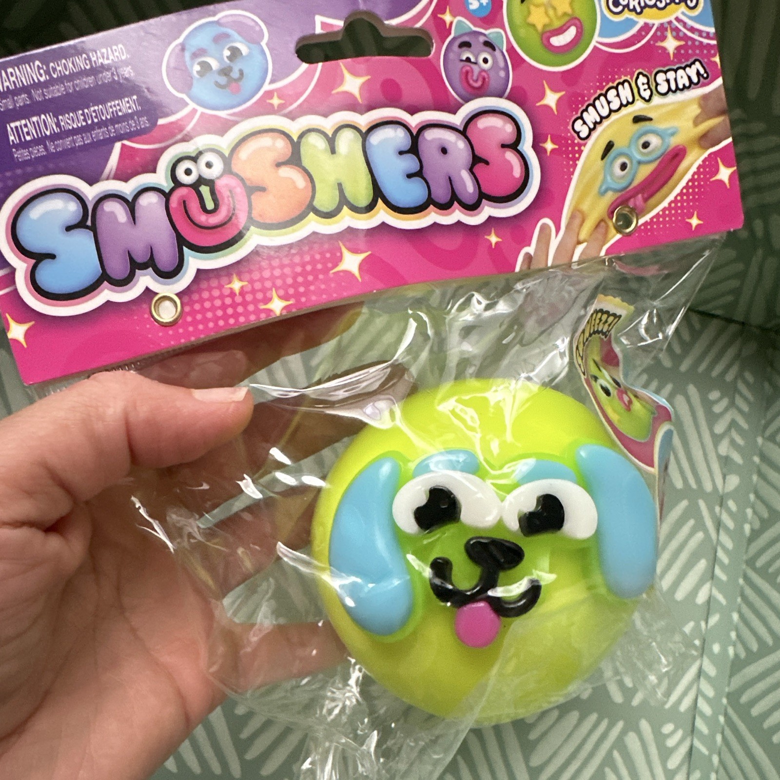 ORB Curiosities Smushers Dog Face Swap Squishy Smush GREEN – VIRAL – New Sealed