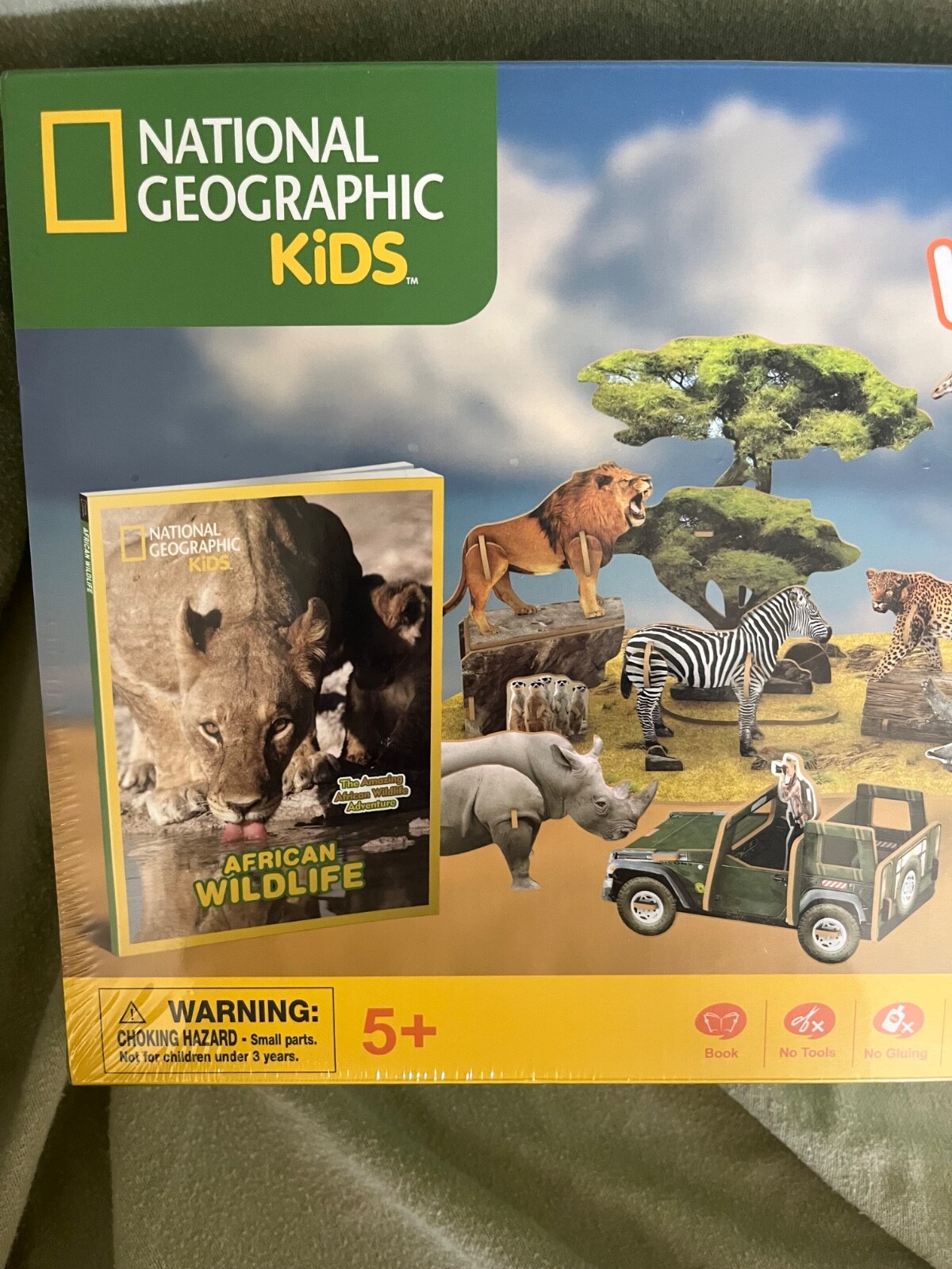 national geographic kids african wildlife 3D puzzel