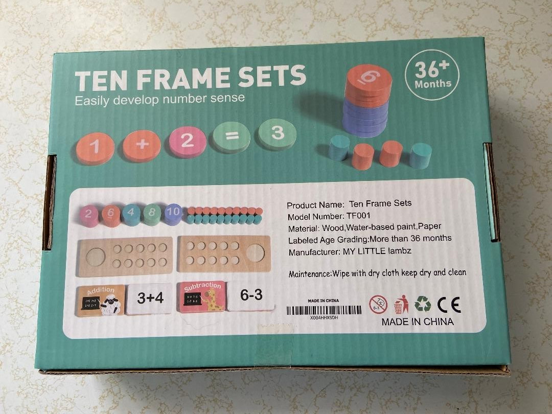 Kids Math Wooden Digital Arithmetic Early Children Learning Education Game Tool