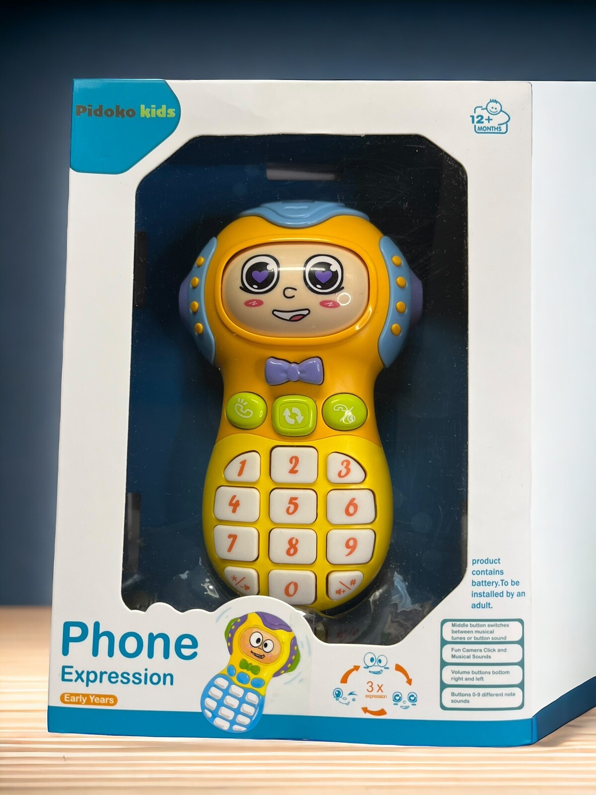 KEINXS Pidoko Kids toy Mobile Phone Face Changeable Phone Expression New