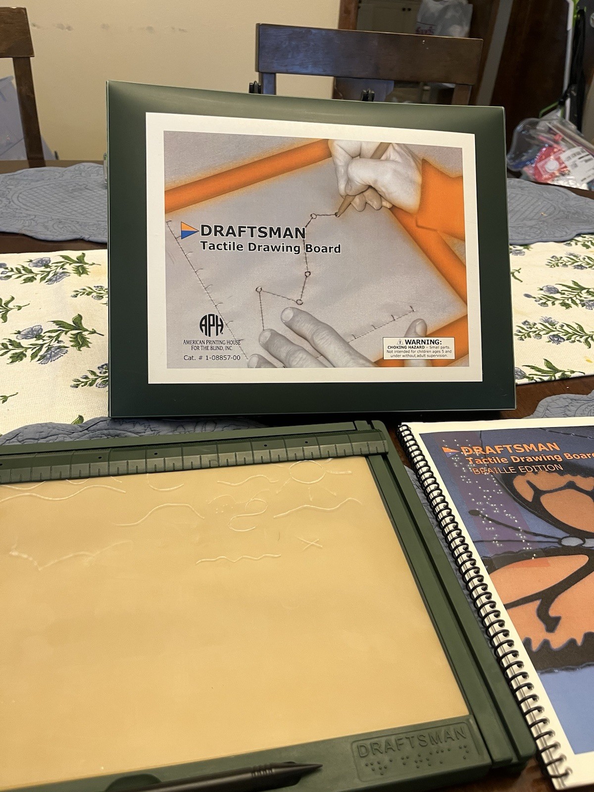 Draftsman Tactile Drawing Board Braille Edition