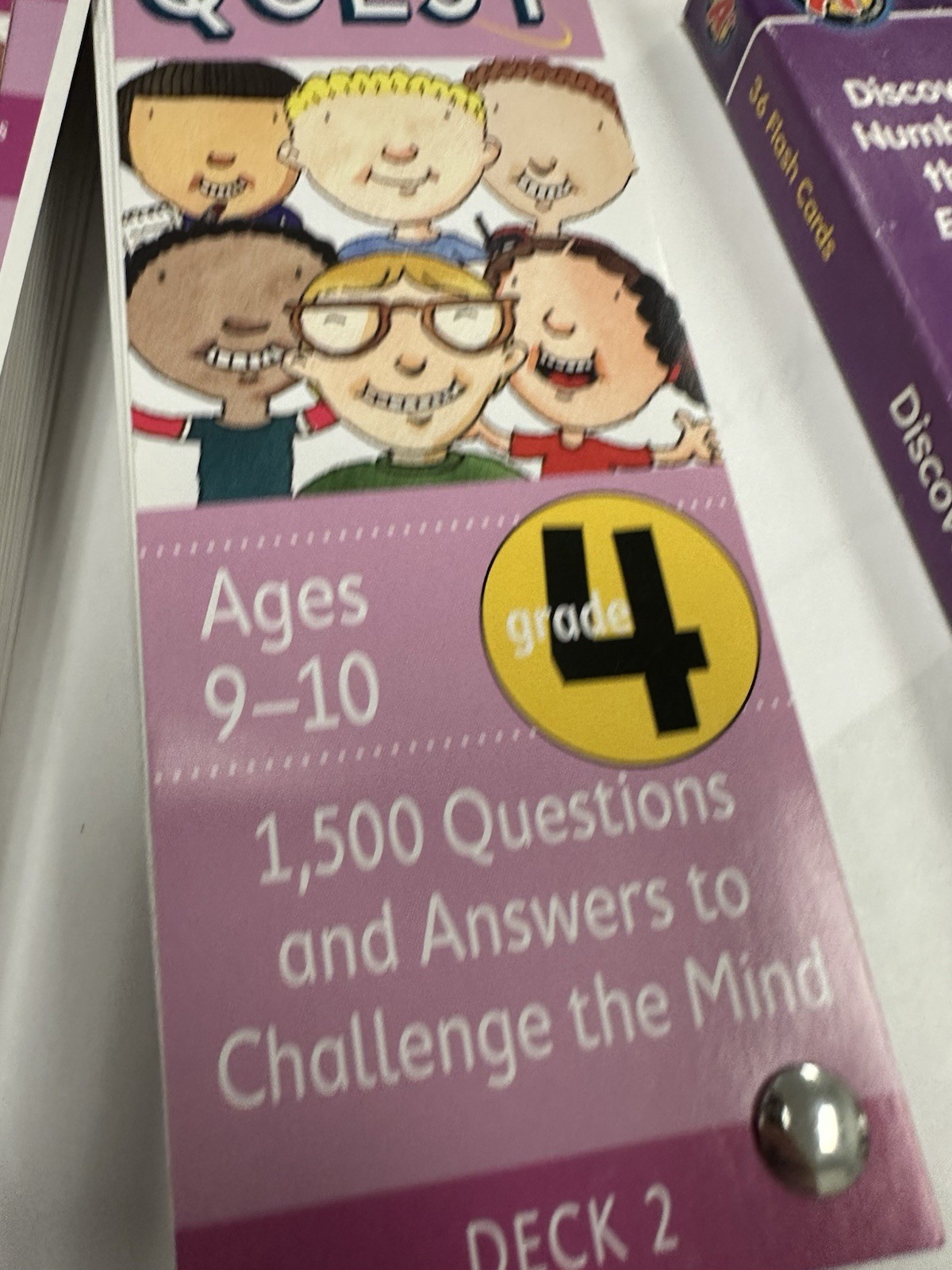 Educational Math Flash Cards & Card Games Lot – Brain Quest, Mad Gab