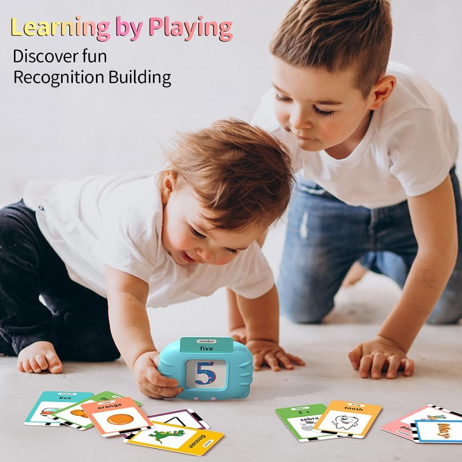 520 ABC Sight Words Talking Flash Cards, Christmas Birthday Gift for 2 3 4 5 6 Y
