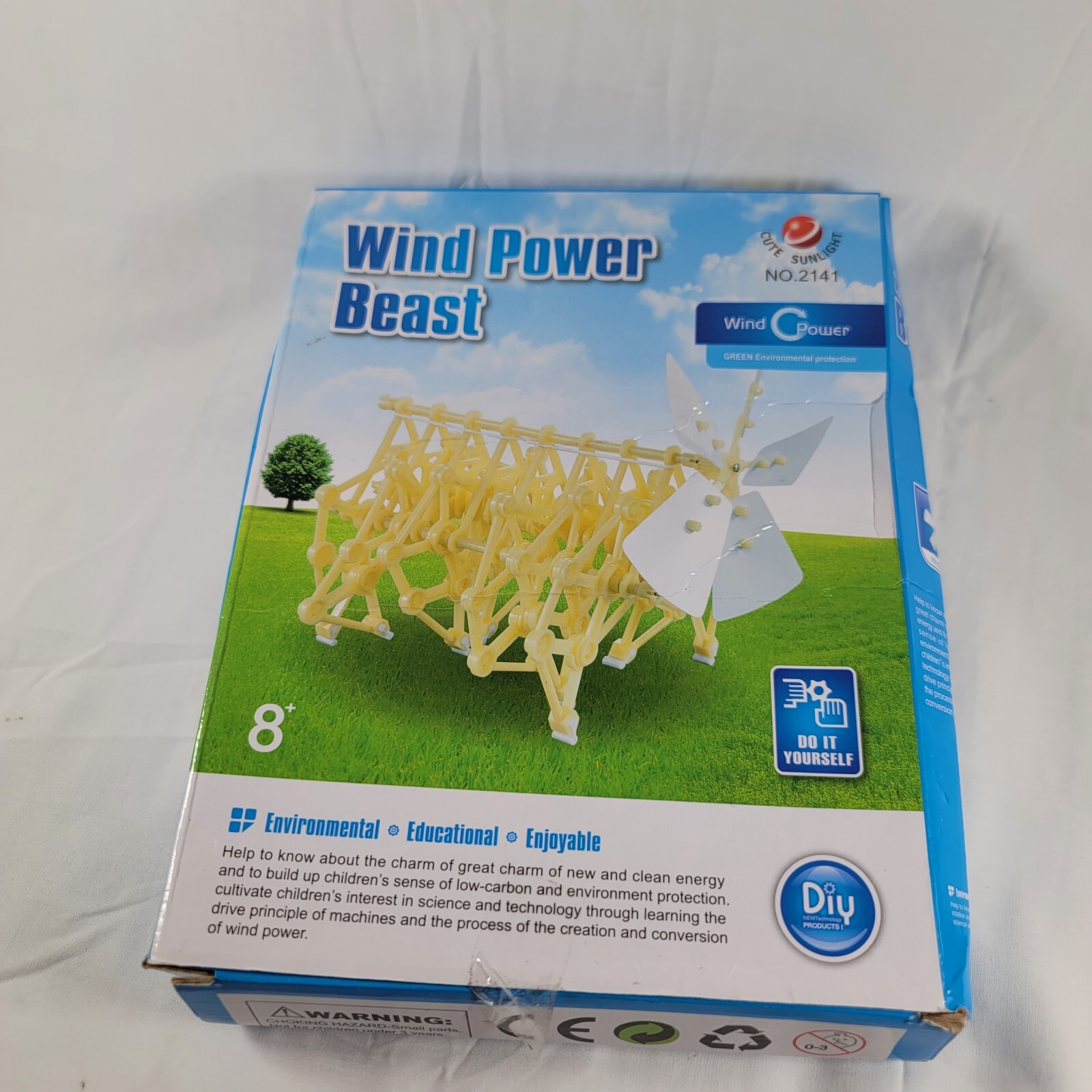Wind Power Beast DIY Kit Educational Green Energy Environmental Learning TRL7#BB