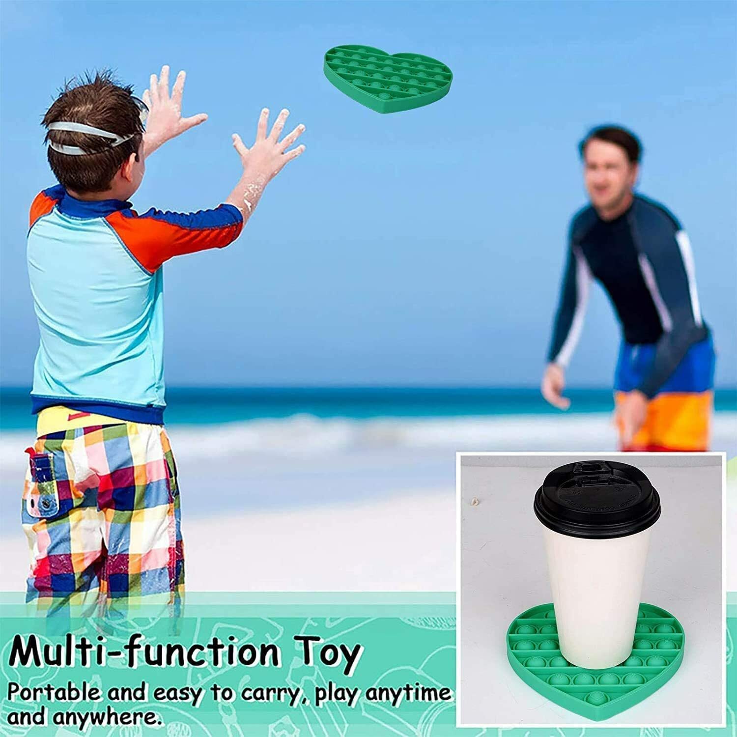 Push Pop for it Bubble Fidget Toy Sensory Stress Relief Special Needs Autism