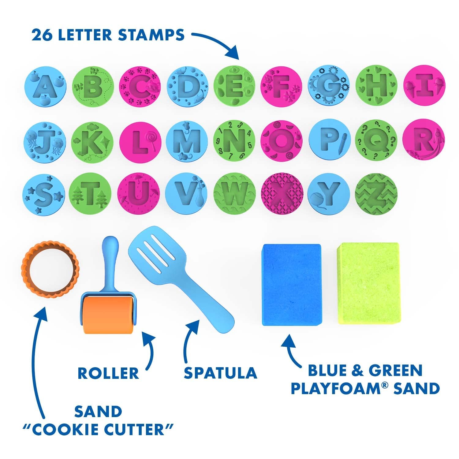 Educational Insights Playfoam Sand Abc Cookies Set, Play Office Product