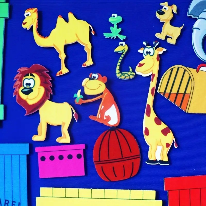 Dear Zoo Felt Story Set, Educational Preschool Toys, Storytelling Classroom Tool