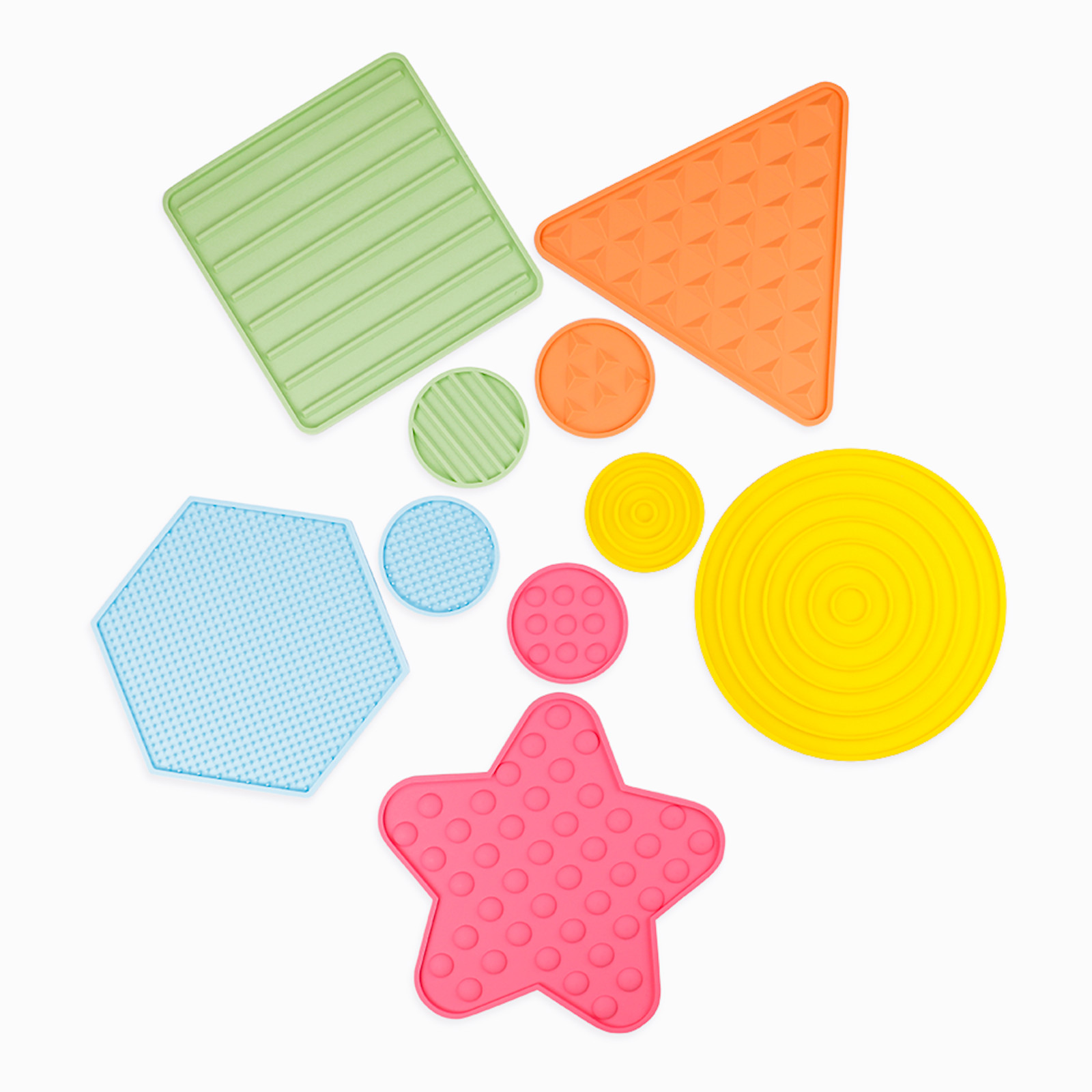 Sensory Activity Toys for Kids, with Different Textures & Shapes (10 PCs)