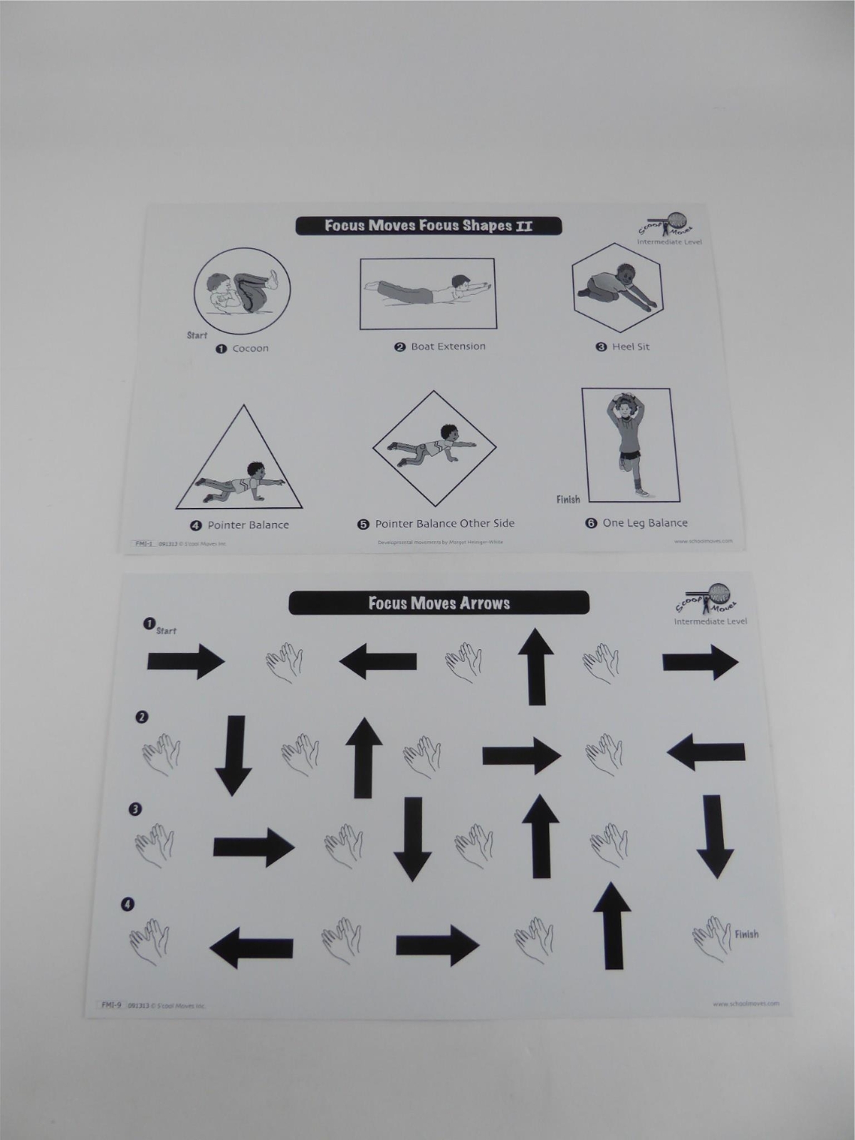 School Moves Focus Moves 11×15 Poster Picture Cards S’cool Lot of 10