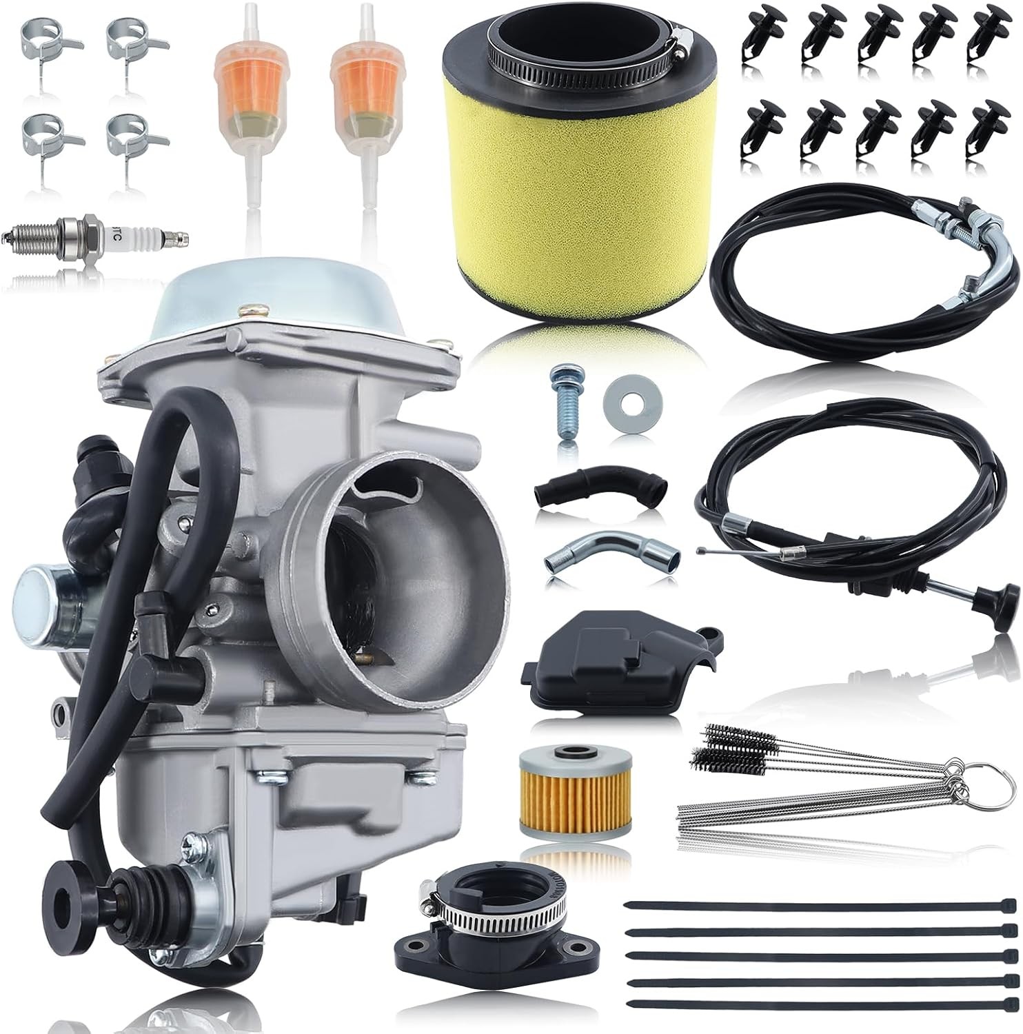 TRX350 Carburetor Carb Kit for Rancher 350 TRX350 Foreman 400 450 ATV 4 Wheel…
