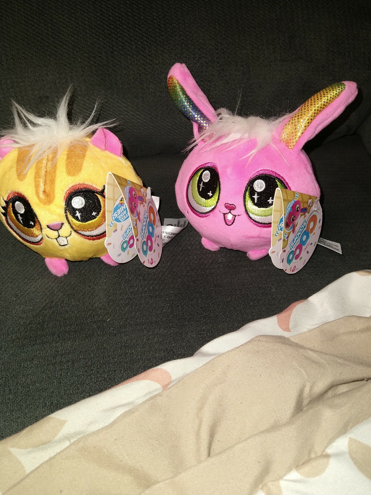 New 5″ Zuru Coco Scoops – Squishy Scented Plush – Choo-Choo and Bucky.