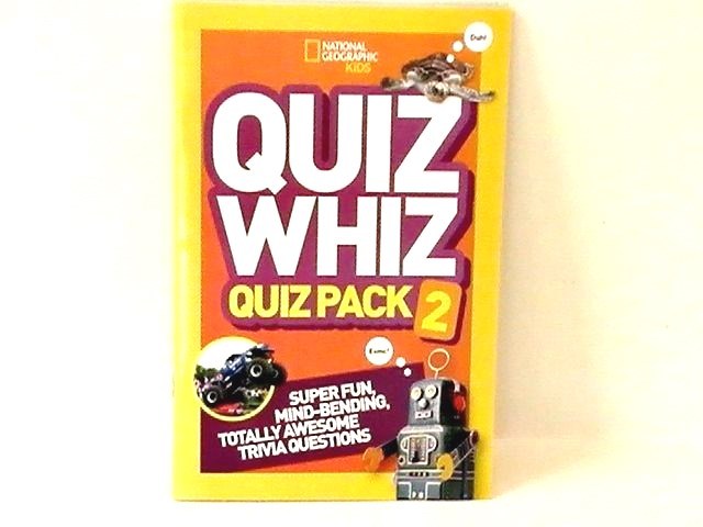WHIZ KIDS QUIZ Z BOOKS :Super MIND-BENDERS NATIONALGEOGRAPHIC 2-4 Set of 3 NEW