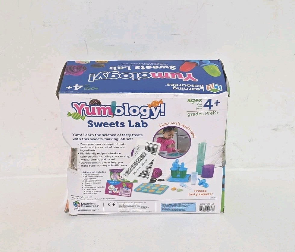 Learning Resources 16 Piece Yumology Sweets Lab – Open Damaged Box