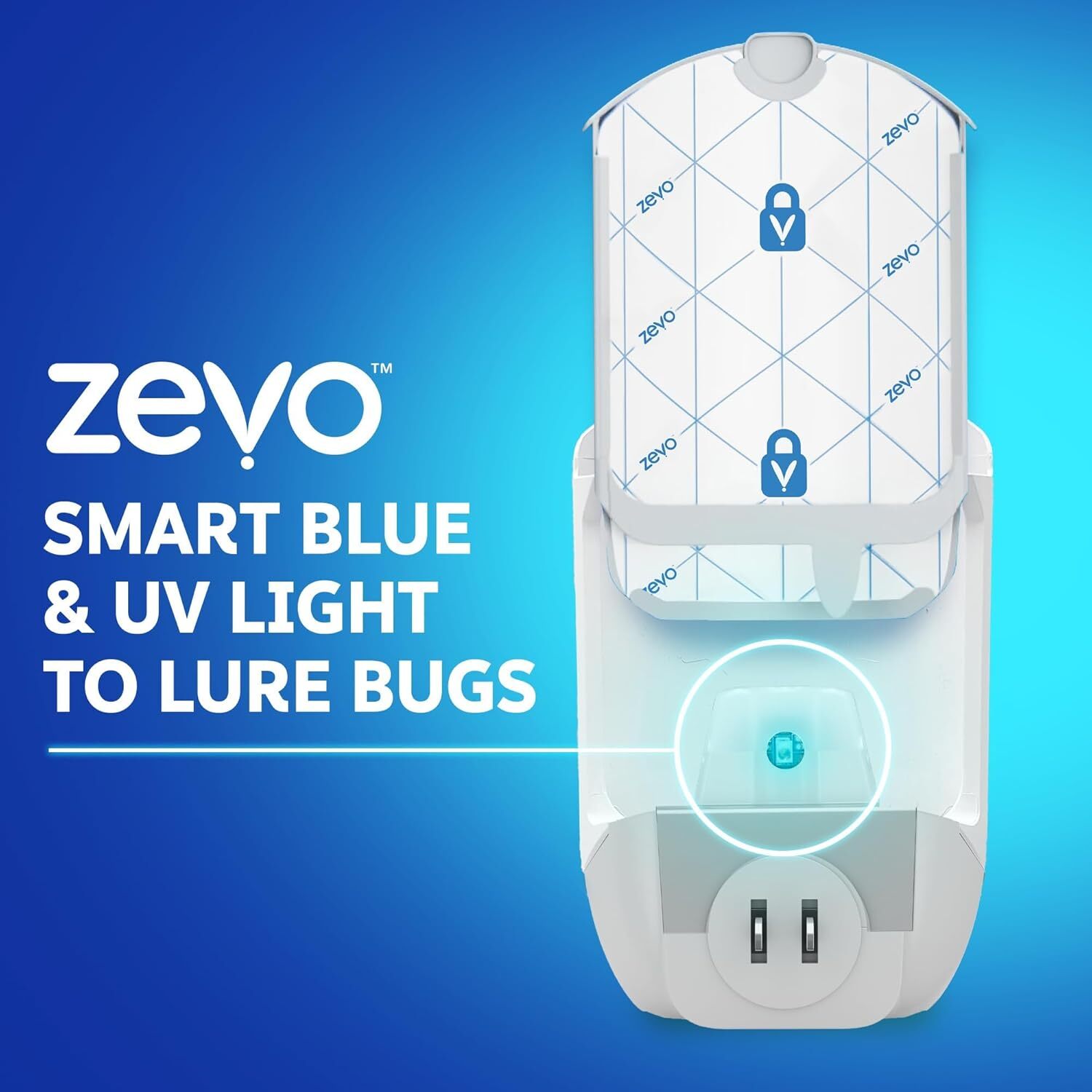 Flying Insect Trap & Cartridge,Indoor Bug Catcher for Gnats,Uses Blue & UV Light