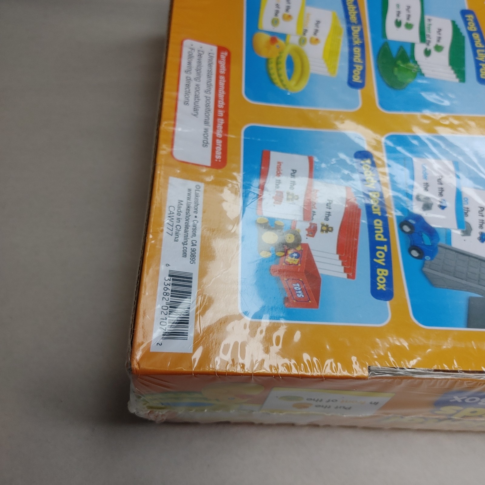 Lakeshore Positional Words Resource Box Ages 3+ PP949 Sealed (READ)