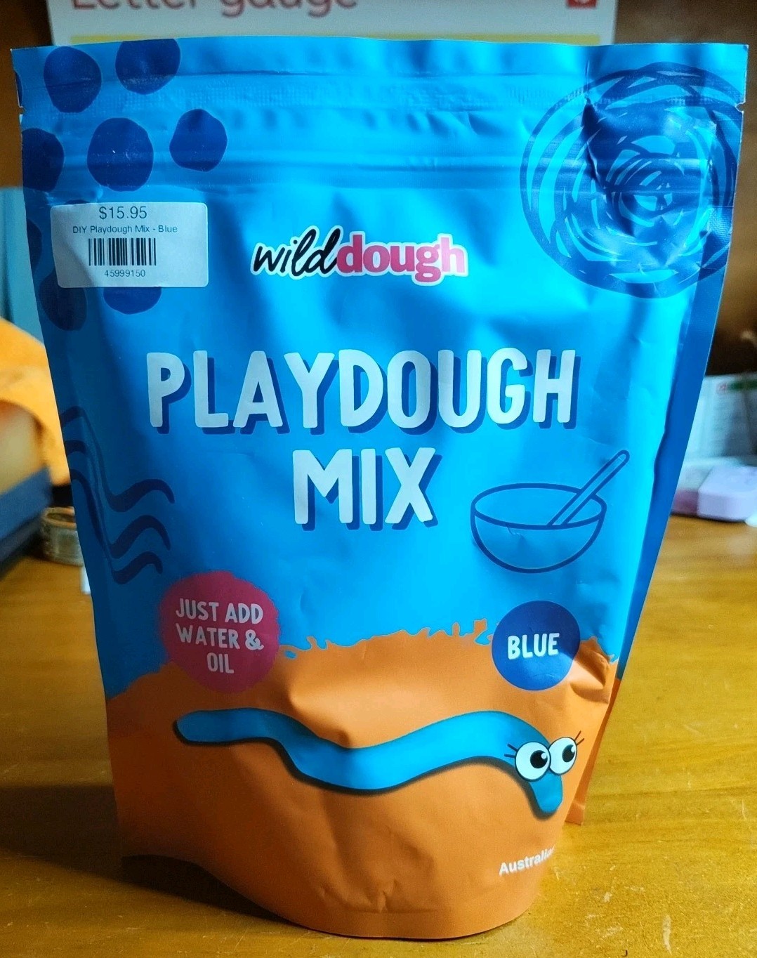 Play dough Mix👨‍🎓 Blue – Just Add Water And Oil👨‍🎓 Educational