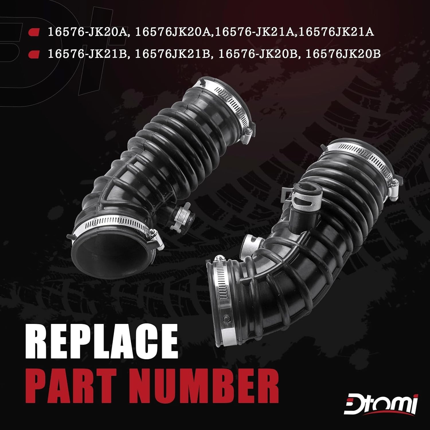 Engine Air Intake Hose Tube, Left and Right Side With Infiniti Vehicle EX35 2…