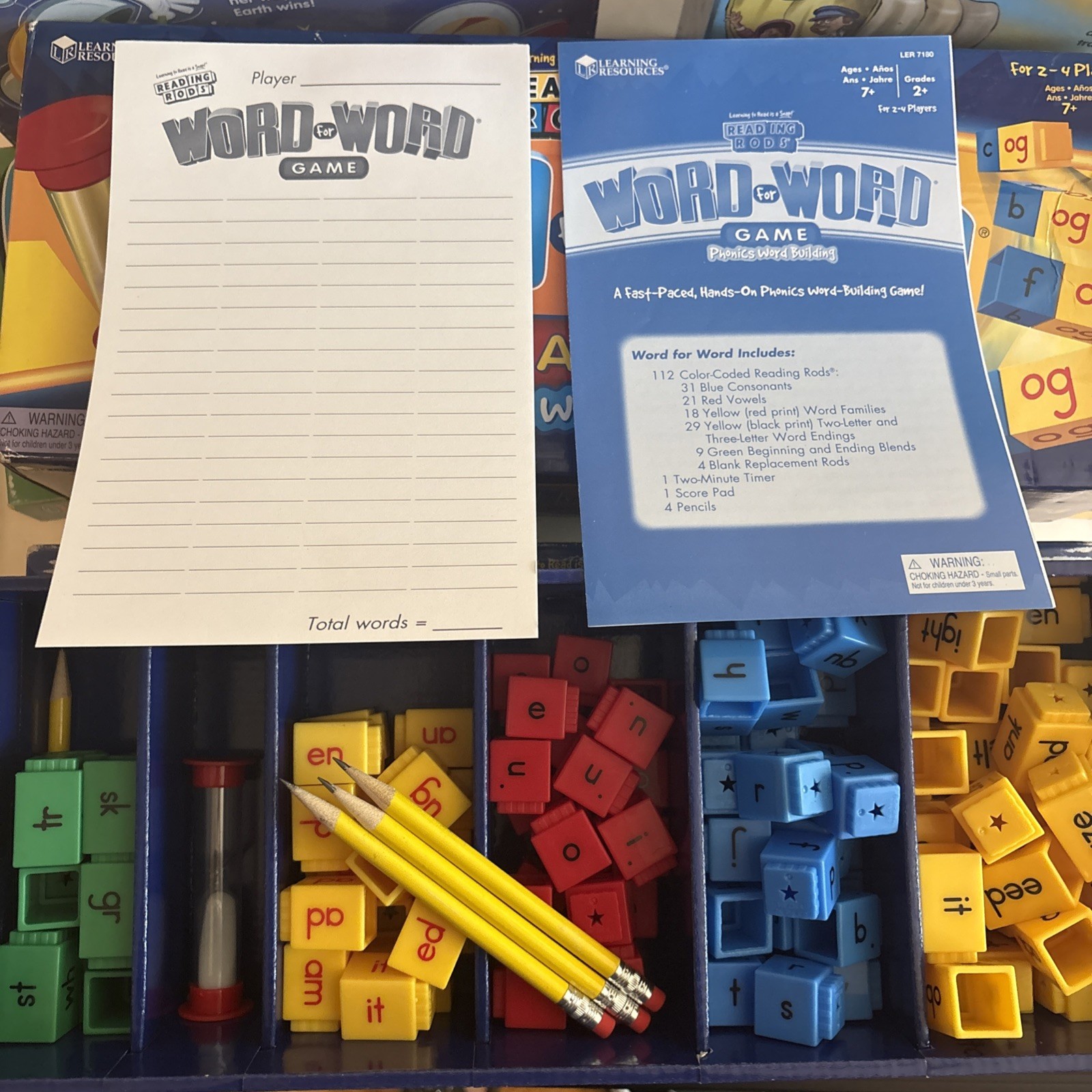 Learning Center Learning Wel Activity Set Lot Of 8 Games 7+ Homeschool Education