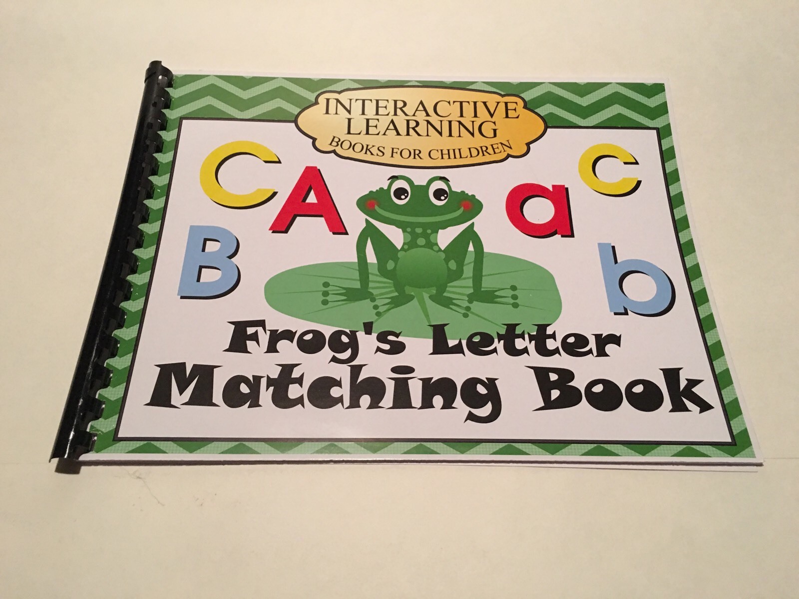 Interactive Learning Books for Children – Letters- w/ 52 Laminated Cards