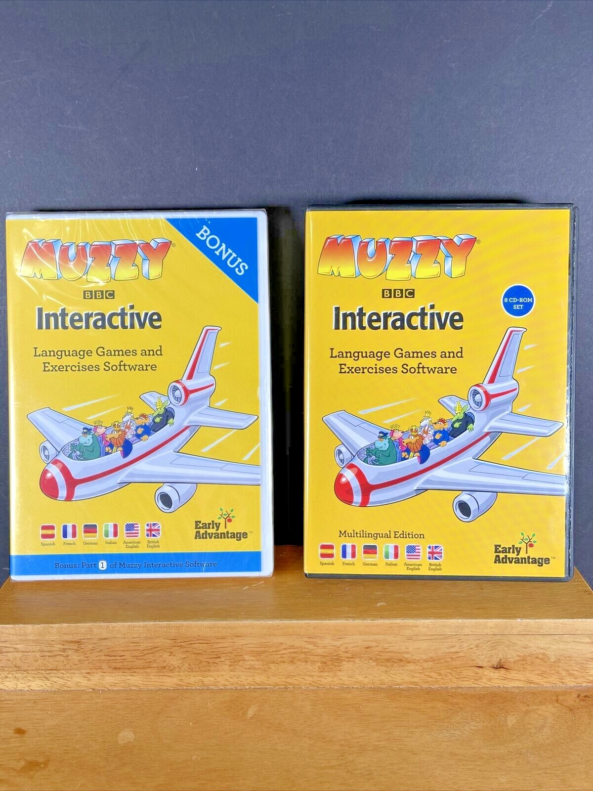 BBC Muzzy Multilingual Language Interactive DVD + SEALED BONUS!