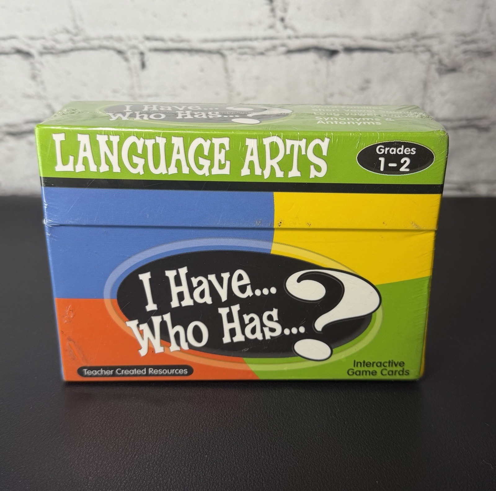 I Have. Who Has? Early Skills Interactive Game Cards Grades 1-2 Language Arts