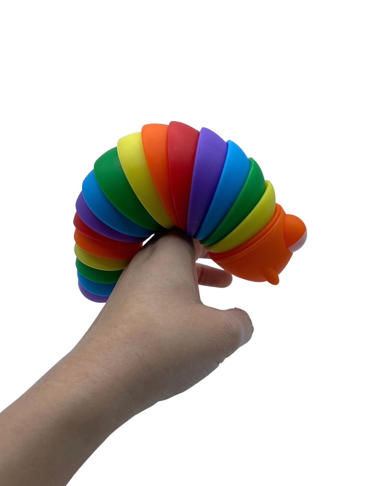 Sensory Slug Fidget Toys 3D Printed Articulated Stretch Slug Toy Caterpillar