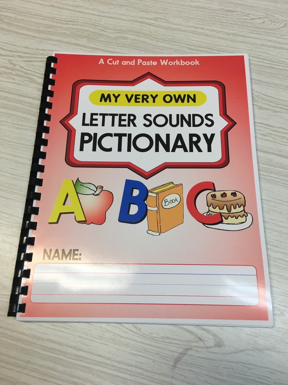 Letter Sounds Pictionary – Pre-school – Kindergarten 40 pages – Single Book
