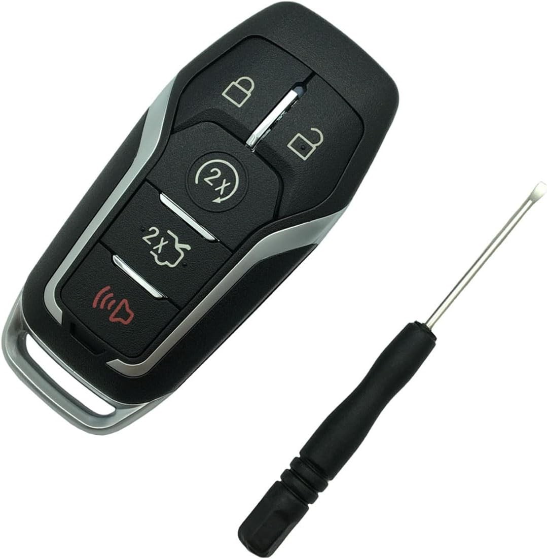 Replacement Keyless Entry Remote Control Key Fob Shell Case Fits for Ford Mustan