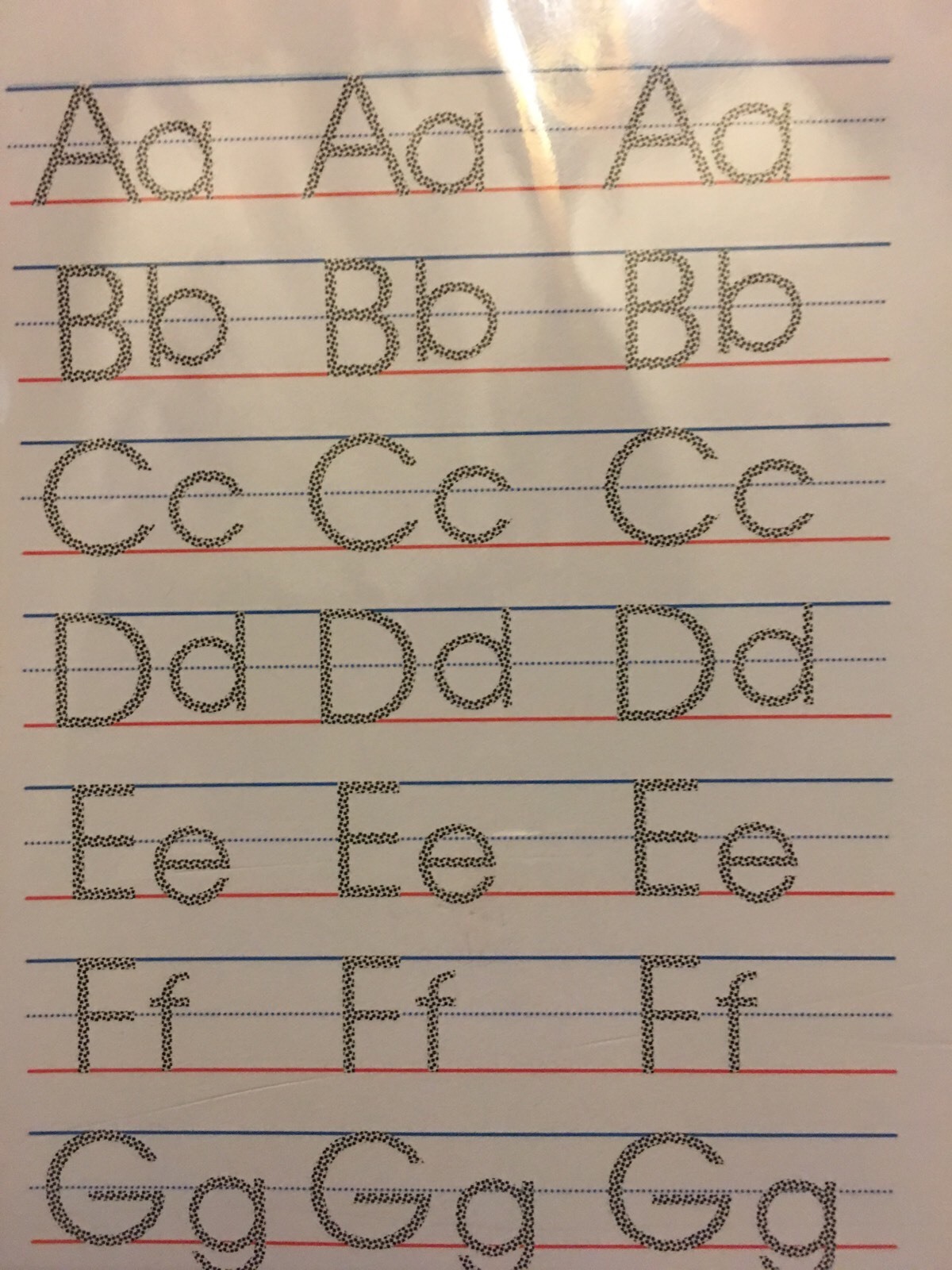 Writing Paper for Kids – TRACING LETTERS – 11X 8.5 in, 20 lb, 100 sheets