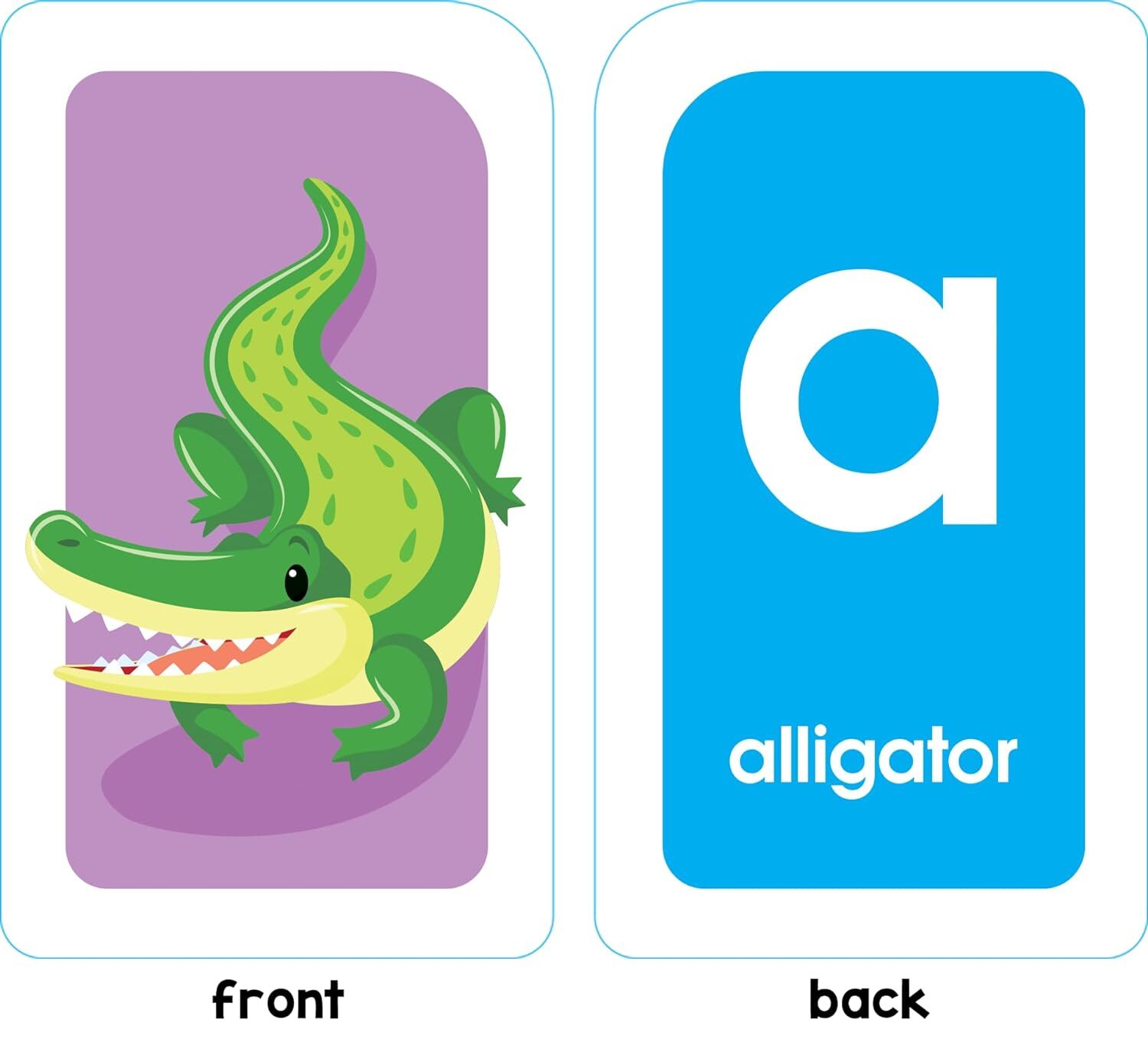 Flash Cards For Kids ABC Alphabet Toddlers Early Learning Educational First Word