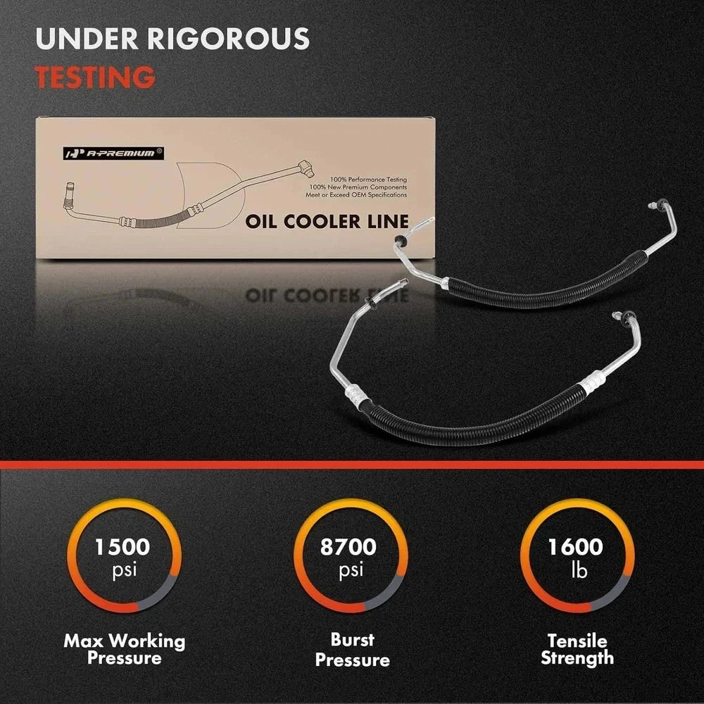 Automatic Transmission Oil Cooler Line Hose Assembly Compatible with Dodge Grand