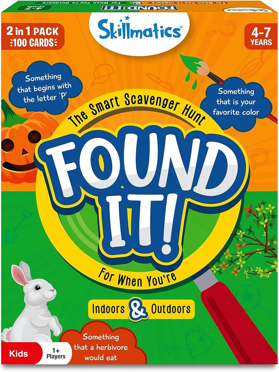 FOUND IT! Indoor Outdoor Scavenger hunt card game for kids and family fun!