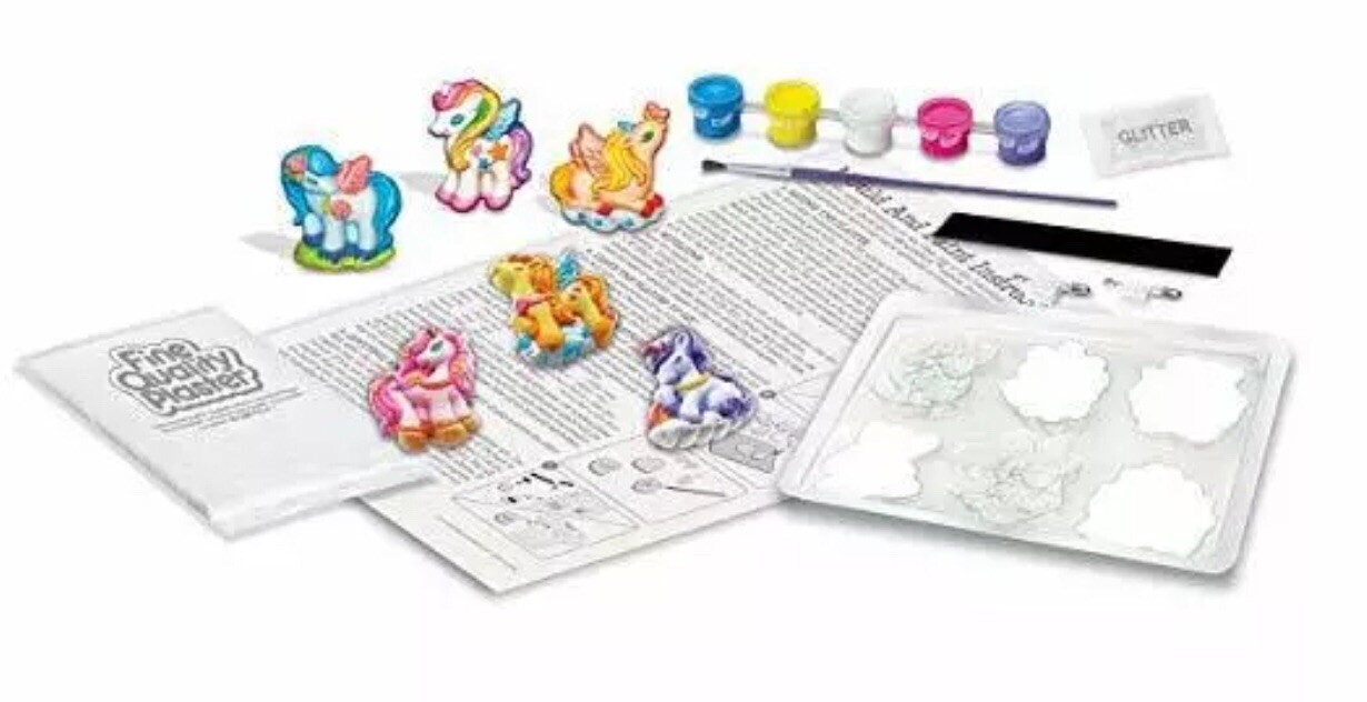 New Mould And Paint Unicorn Art Activity. Fun For Ages 5+. Great Christmas Gift.