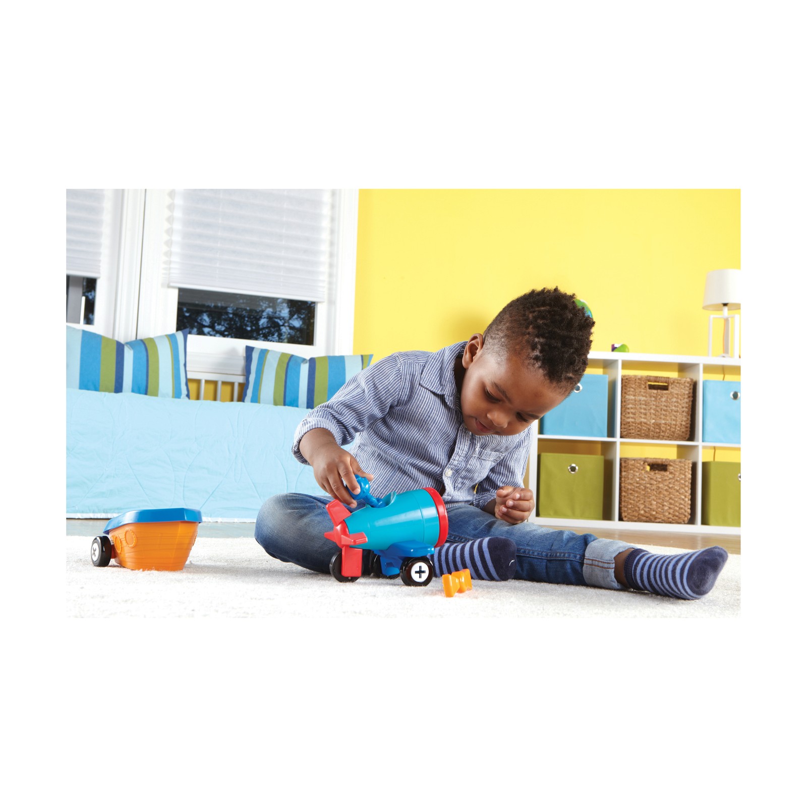 New – Learning Resources Learning Essentials – 1-2-3 Build It! Car-Plane-Boat