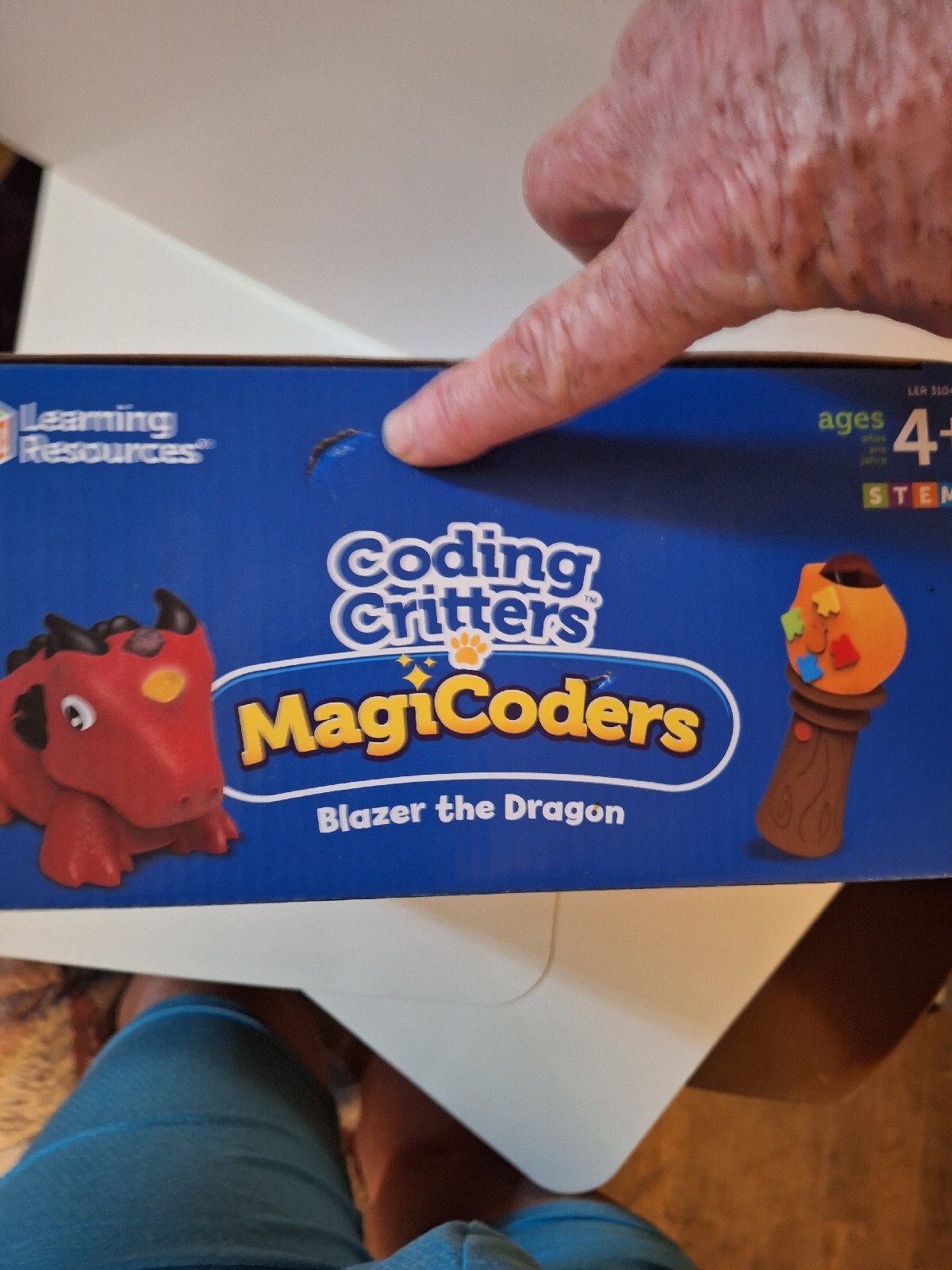 Learning Resources Coding Critters MagiCoders: Blazer the Dragon Set Red (LER
