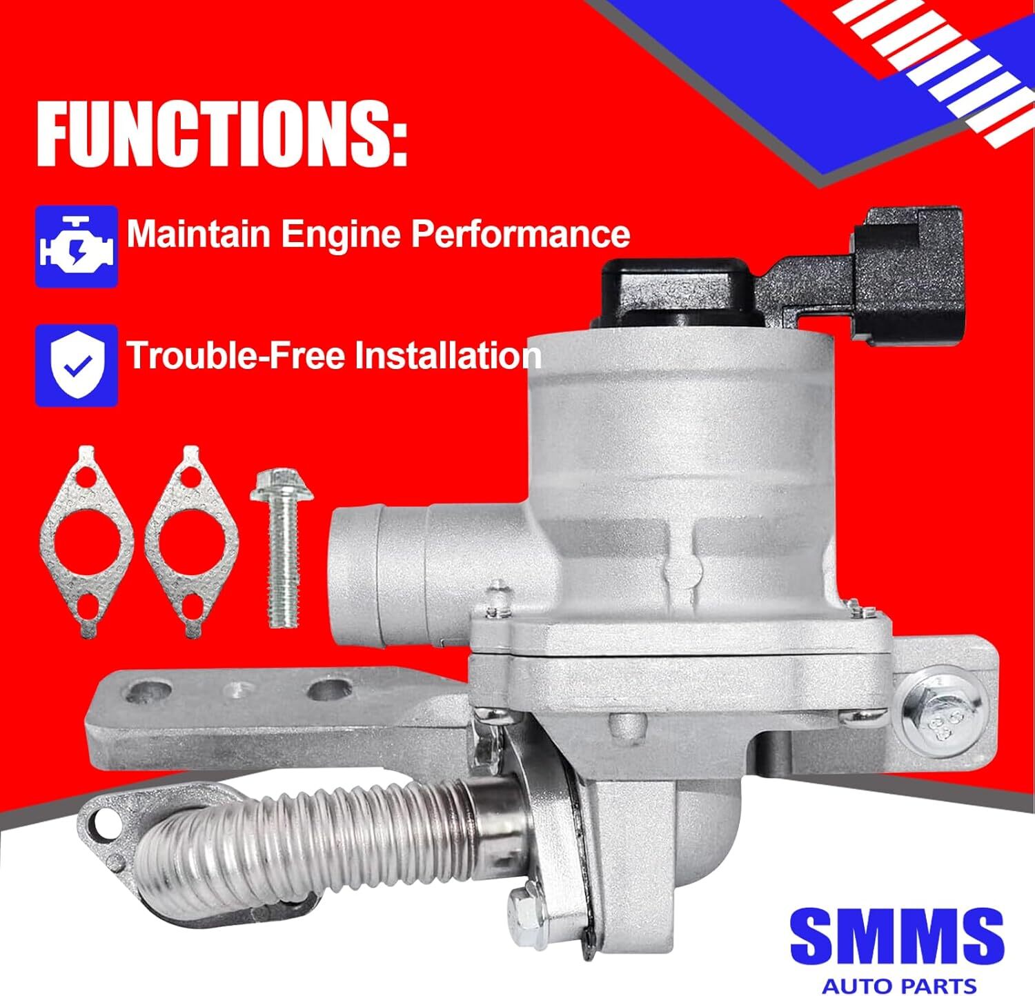 SMMS Secondary Air Injection Check Valve Compatible with Chevy 2006 2007 2008