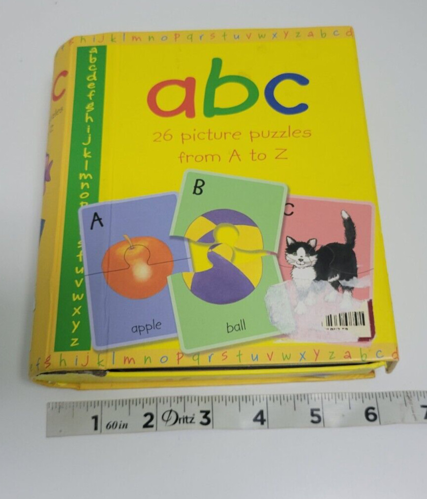 2006 ABC 26 Picture Puzzles Backpack Books Preschool Homeschool Learning