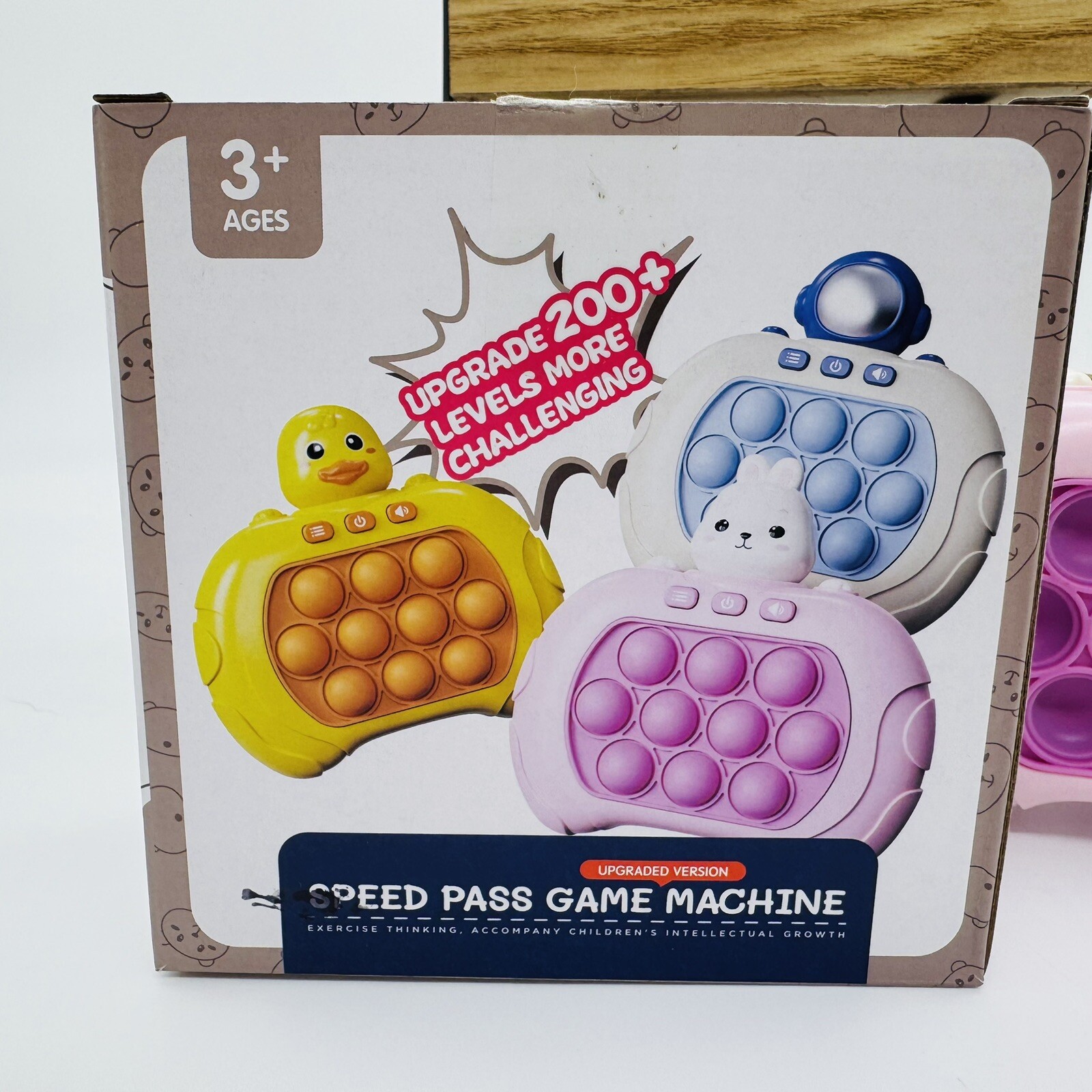 Speed Pass Game Machine Push Fidget Sensory Toy Game Cute Rabbit Bunny