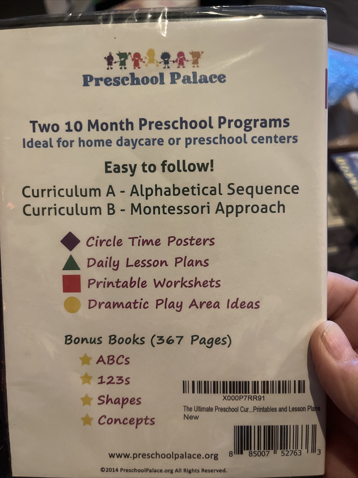 Preschool Palace: Preschool Curriculum Ket DVD (2014) — NEW! SEALED!!
