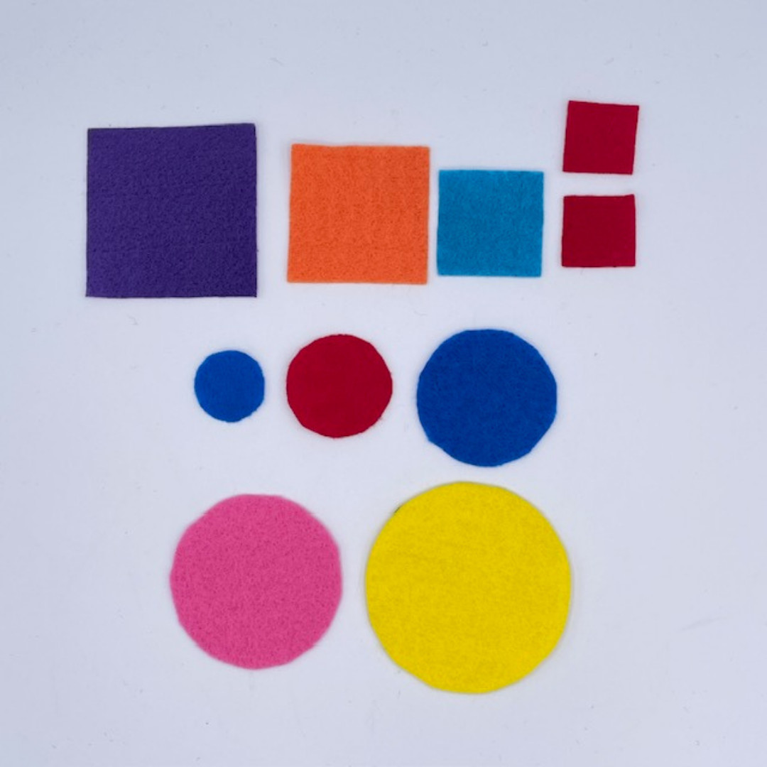 Mouse Shapes Felt Set | Storytelling and Shape Recognition Fun