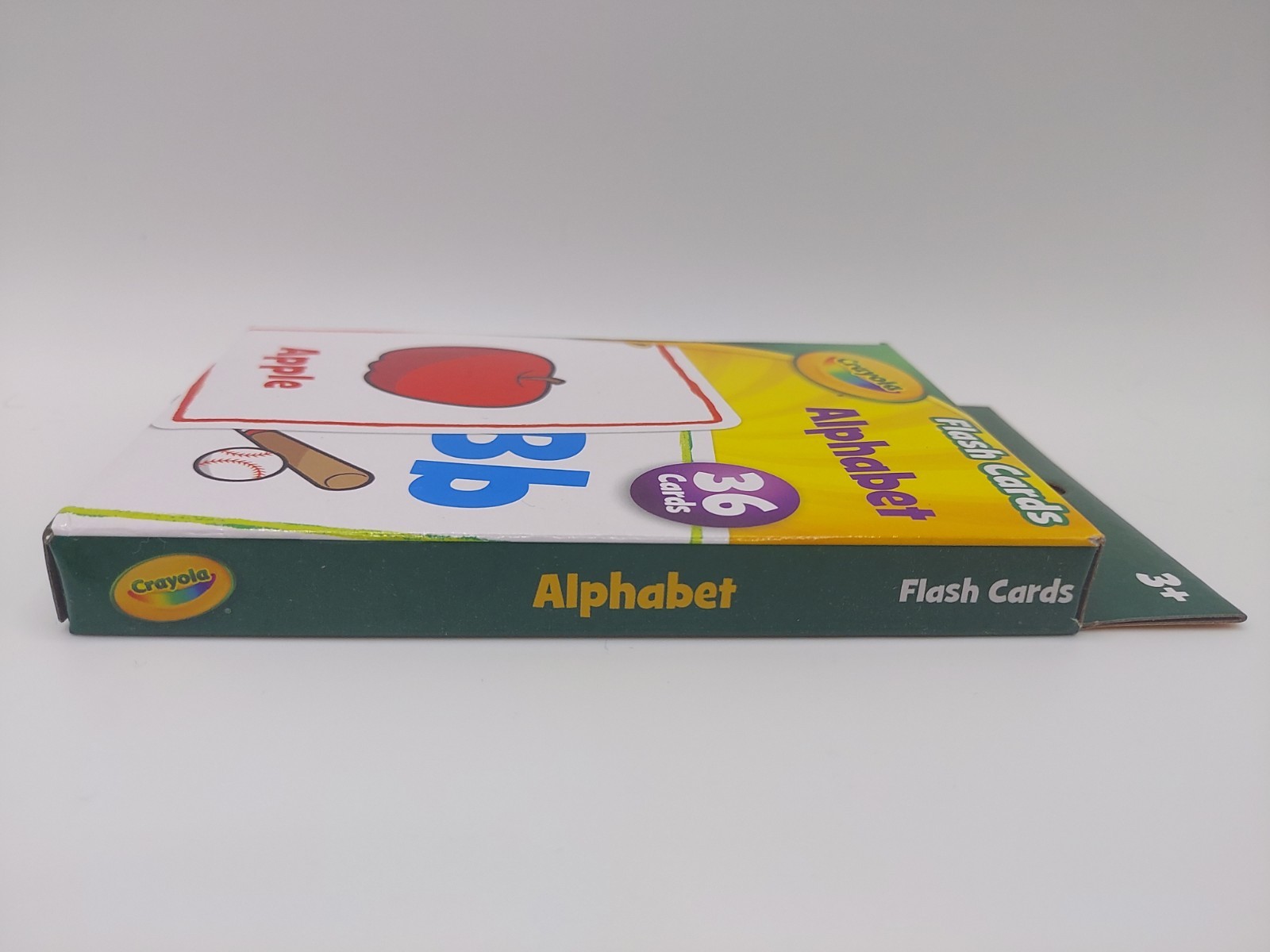 Crayola Flash Cards Colors and Shapes & Alphabet Combo-Pack 36ct Ages 3+