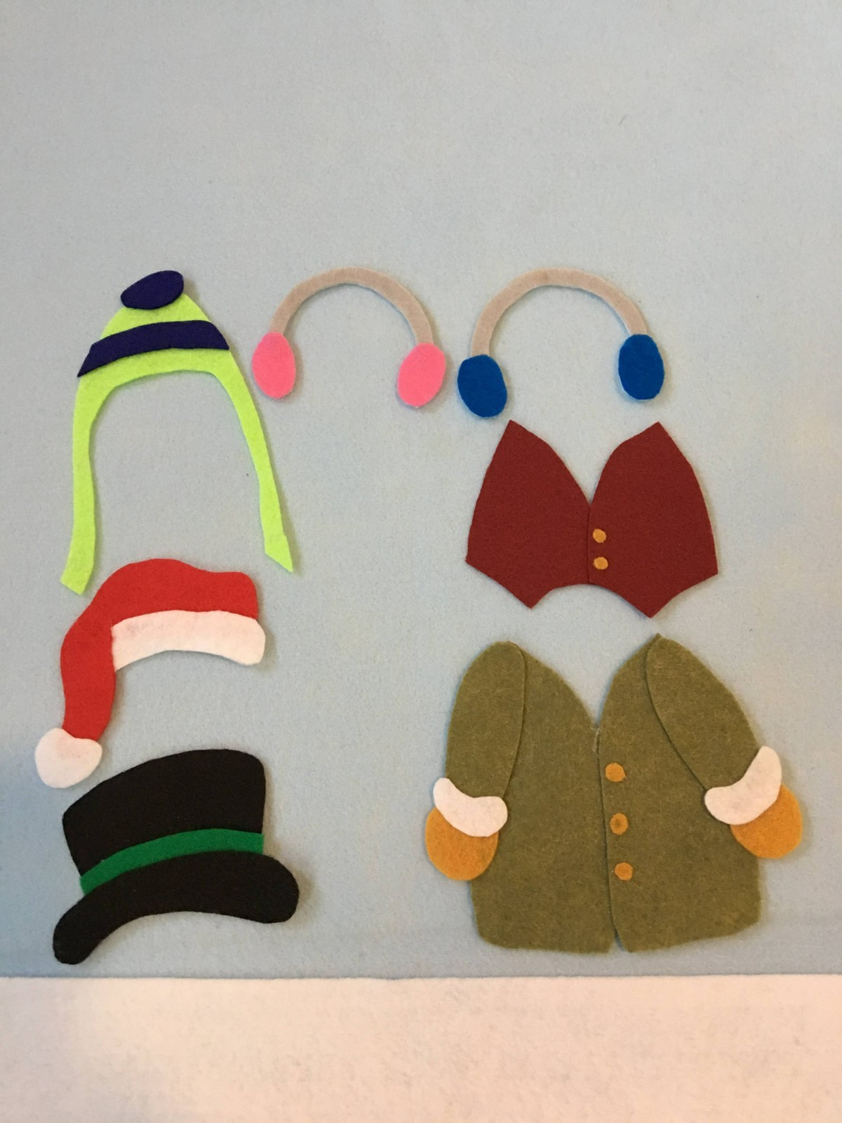 Let’s Build a Snowman Winter Fun Sample Set for Felt or Flannel Board Play
