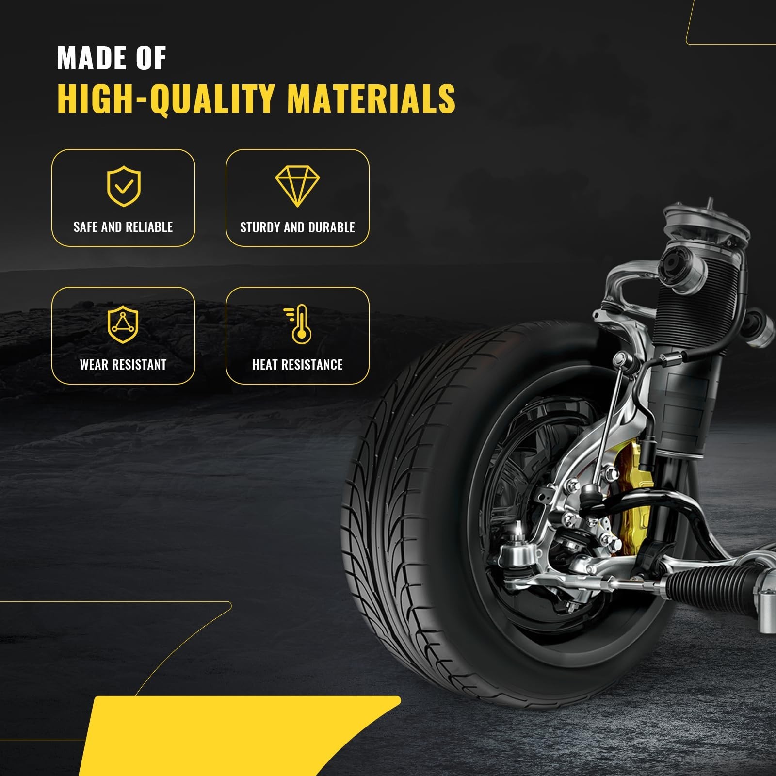 TUCAREST 10Pc Suspension Kit Fit For 2012-2019 Vw Beetle, 2012-22 Passat, 2 F…