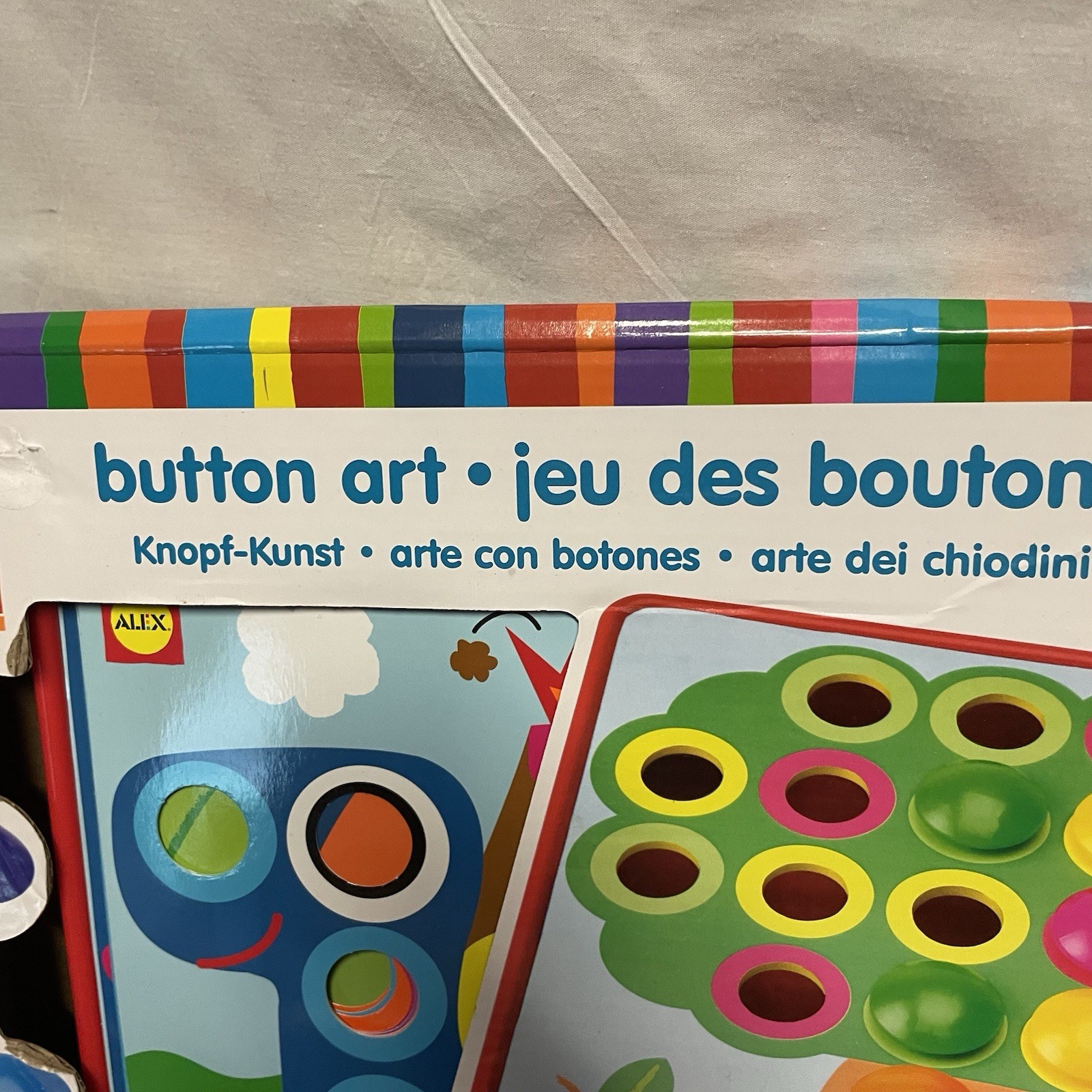 Alex Toys Little Hands Button Art – 10 Projects Art Activity Set – Discontinued