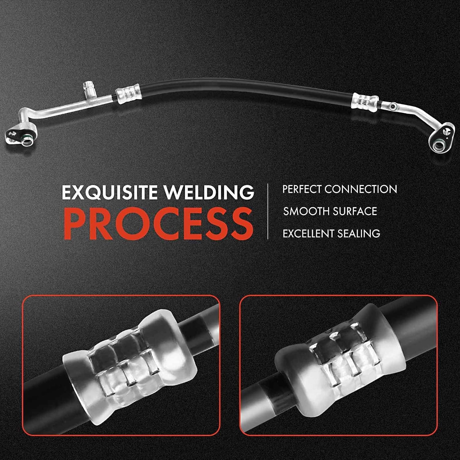 A-Premium A/C Discharge Line Hose Assembly Compatible with Honda Civic, 2006-201